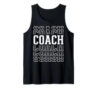 Coach Funny Layered Text Coaching Men Women Tank Top