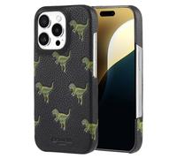 COACH Genuine Debossed Pebbled Leather Slim Wrap iPhone 16 Pro Case - Designer Phone Case - Repeat Rexy
