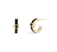 Coach Gold Black C Logo Huggies - Gold
