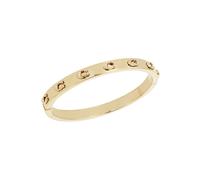 Coach Gold C Logo Hinged Bangle - Gold
