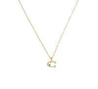Coach Gold C Starter Necklace