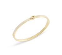 Coach Gold Chalk C Logo Boxed Bangle - Gold