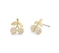 Coach Gold Pavé Cherry Studs - Gold