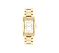 Coach Gold Reese Rectangle Crystal Bracelet Watch - Gold