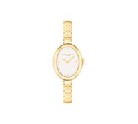 Coach Ladies Sammy Oval Dial Gold Tone Bangle Watch 14504528