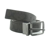 Coach Harness Buckle Cut-To-Size Reversible Mahogany 38mm Belt