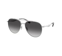 Coach HC7169 CW193 90013C Women’s Sunglasses Silver Size 57