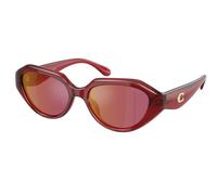 Coach HC8433U CBY77 5526D0 Women’s Sunglasses Red Size 52