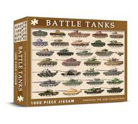 Coach House - Battle Tanks Jigsaw Puzzle, Through The Ages Collection 1000 Piece Challenging Puzzles for Adults, Multi-Coloured