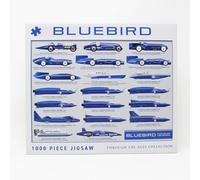 Coach House - Bluebird Cars & Boats Jigsaw Puzzle “Through The Ages Collection” Retro 1000 Piece Classic Challenging Puzzle for Men