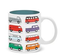 Coach House - Camper Van Ceramic Mug for Him, Father's Day, Birthdays, Christmas, 11.5 x 9.6cm