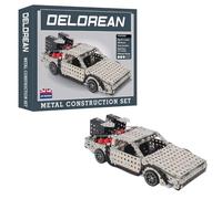 Coach House Delorean Metal Construction Set | 499 Pieces | Comes with tools and full instructions | 3-5 hrs build time | makes a great gift for men and boys at Christmas