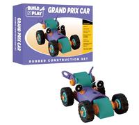 Coach House - Grand Prix Car Build n Play Rubber Construction Set (48 pieces)