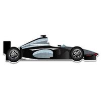 Coach House Grand Prix Car Shaped Wooden Jigsaw