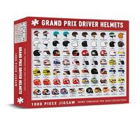Coach House - Grand Prix Driver Helmets 1000 Piece Jigsaw, Sport Through the Ages Collection Great Gifts for Men of All Ages, Challenging Jigsaw Puzzle