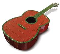 Coach House Guitar Metal Construction Set 586 pieces, hours of fun