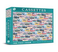 Coach House - Iconic Cassettes Jigsaw Puzzle “Through The Ages” Retro 1000 Piece Classic Puzzle, Gifts For Men