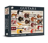 Coach House - Iconic Guitars Jigsaw Puzzle “Through The Ages” Retro 1000 Piece Classic Puzzle, Gifts For Men, Challenging Puzzles for Adults