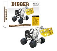 Coach House - Micro Series Digger Metal Construction Set (67 pieces)