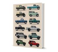 Coach House Partners 4x4 Off Roader Hardcover Notebook, A5, 120 Pages Lined, Multi-Coloured