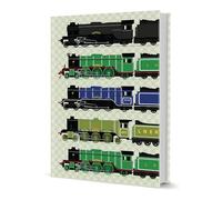 Coach House Partners Flying Scotsman Hardback Notebook, A5, 120 Pages Lined, Multi-Coloured