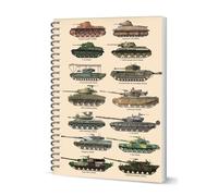 Coach House Partners | Tanks Notebook | A5 | 200 Page | Lined | Spiral Bound
