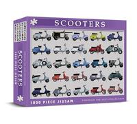 Coach House - Scooters Jigsaw Puzzle, “Through The Ages” Retro 1000 Piece Classic Challenging Puzzles for Men