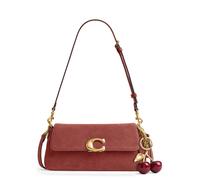 Coach Jet Suede Shoulder bag - Brown - One Size