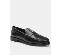 Coach Jocelyn Leather Loafers - Black Black