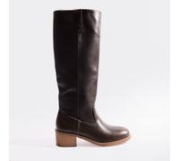 Coach Knee High Long Boot In Dark Brown, Women's Size UK 5