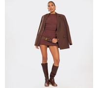 Coach Knee High Long Boot In Tan Brown, Women's Size UK 5