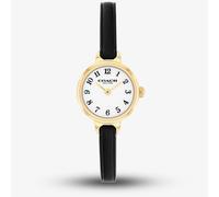 Coach Ladies Iris Black Leather Strap Watch 14504654