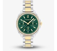 Coach Gold Mix Kitt Green Dial Bracelet Watch - Gold