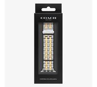 Coach Gold Mix Stainless Steel Bracelet Apple Strap - Gold