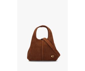 COACH Lana 23 Warm Brown Suede Shoulder Bag Size: One Size, Colour: Ta