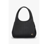 COACH Lana Large Black Leather Shoulder Bag Size: One Size, Colour: Bl