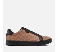 Coach Lowline Signature Printed Coated-Canvas Trainers - UK 7