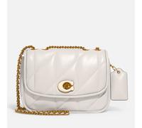 Coach Women's Quilted Pillow Madison Shoulder Bag - Chalk
