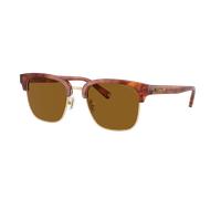 Coach Man Sunglass C6194 - Frame color: Caramel Tortoise/Light Gold, Lens color: Brown Solid Polarized