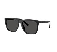 Coach Man Sunglass CAE78 - Frame color: Matte Black, Lens color: Grey Solid