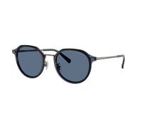 Coach Man Sunglass CBZ97 - Frame color: Satin Gunmetal, Lens color: Blue Solid