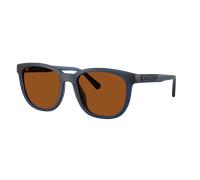 Coach Man Sunglass CCA00 - Frame color: Deep Blue, Lens color: Amber Solid