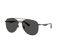 Coach Man Sunglass CDP40 - Frame color: Satin Black, Lens color: Grey Solid