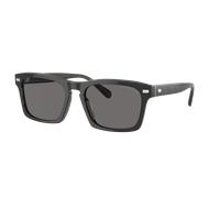 Coach Man Sunglass CR628 - Frame color: Transparent Dark Grey, Lens color: Grey Solid Polarized