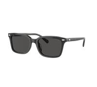 Coach Man Sunglass CR630 - Frame color: Transparent Dark Grey, Lens color: Grey Solid