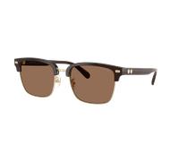 Coach Man Sunglass CW406 - Frame color: Light Gold/Brown, Lens color: Brown Solid