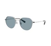 Coach Man Sunglass HC7179 CAE81 - Frame color: Shiny Silver, Lens color: Grey Solid