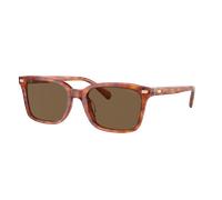 Coach Man Sunglass HC8398U CR630 - Frame color: Caramel Tortoise, Lens color: Brown Solid