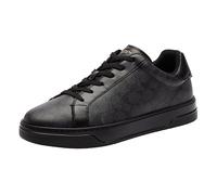 Coach Men's High Line Low Top Sneaker, Graphite/Black, 7 UK