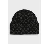 Coach Metallic Signature C Beanie Black
